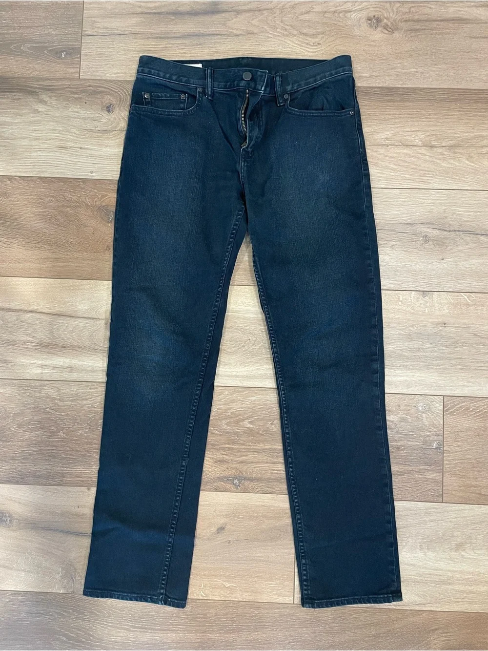 Men's Banana Republic Straight Fit Dark Blue Jeans